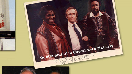 Odetta and Dick Cavett with McCarty